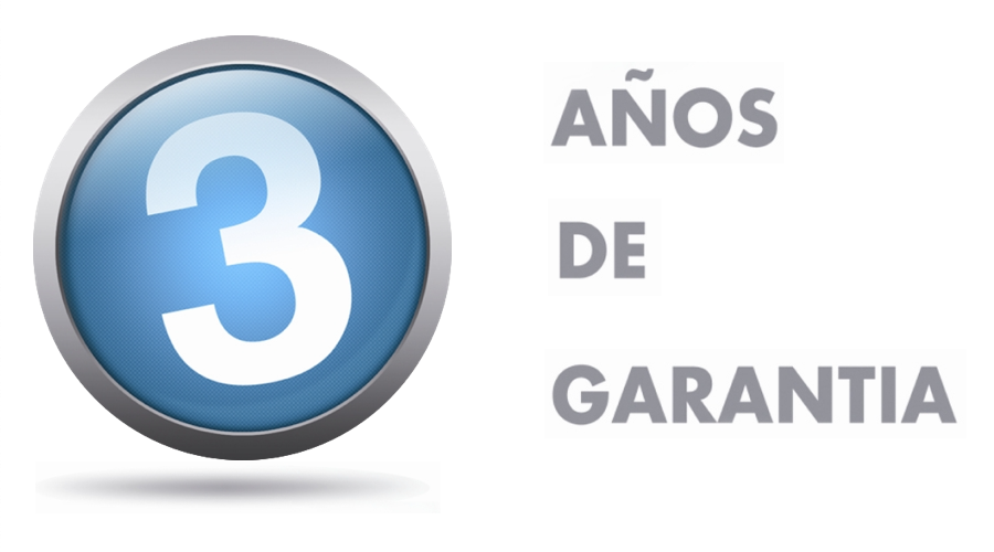3 Años Garantía